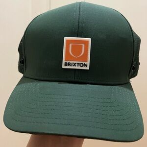 Brixton Forest Green Cap with Logo Patch